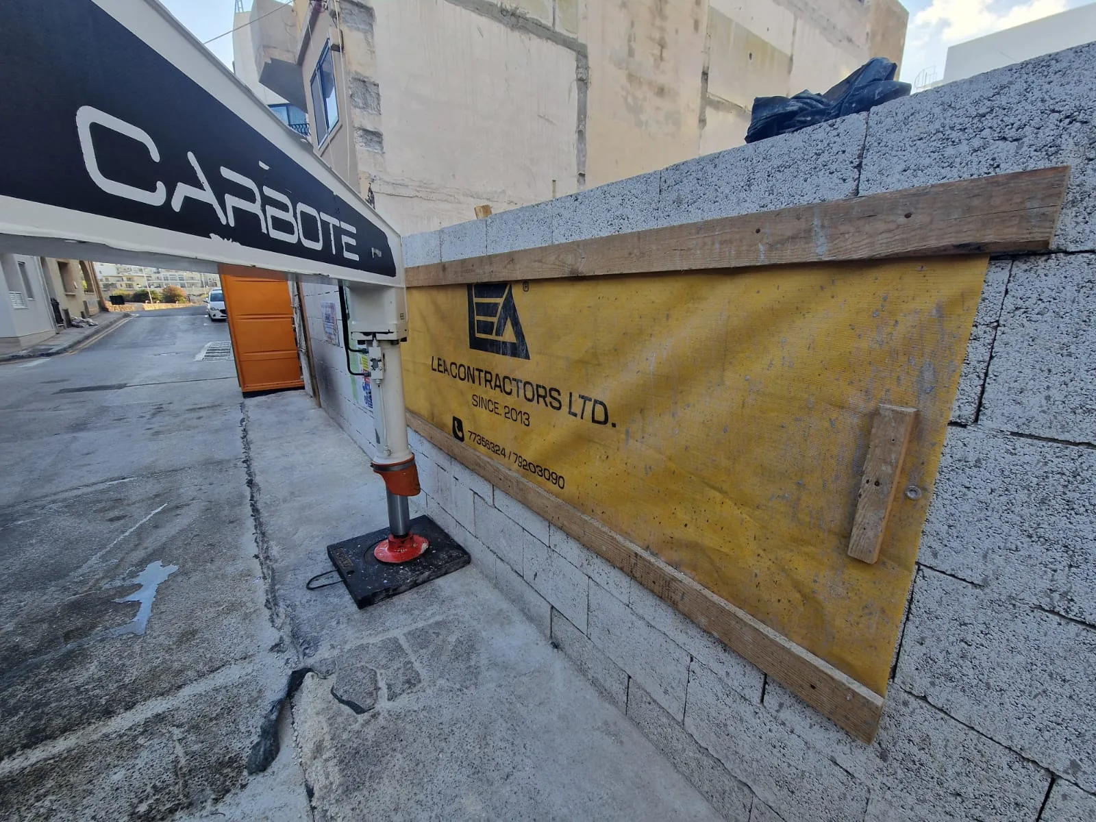 LEA Contractors team on site in Malta