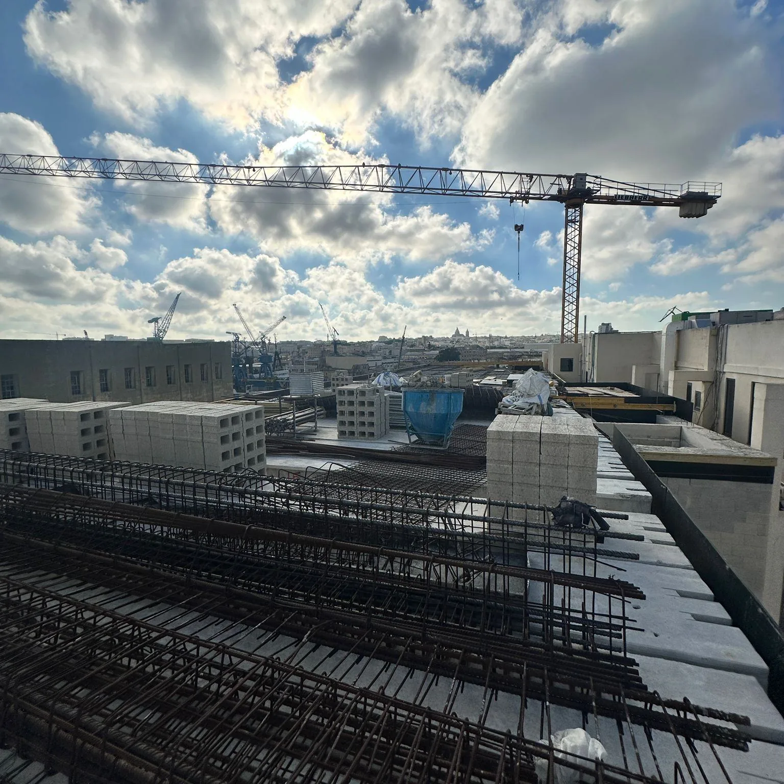 RASHO Constructors construction site in Malta